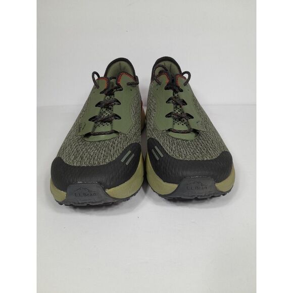 LL Bean Dirigo Lace Up Light Olive Green Lightweight Sneaker Shoes Men 13 M - Picture 3 of 11